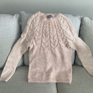 Wind River Women's Pink Cable Knit Sweater